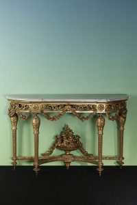 Table console époque Louis XVI